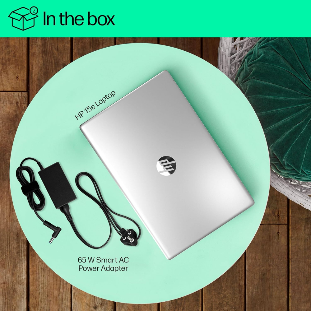 HP 15s Core i7 12th Gen (8GB RAM/512GB SSD/FHD/15.6" (39.6 cm)/Windows 11/MS Office/Backlit Keyboard/Silver/