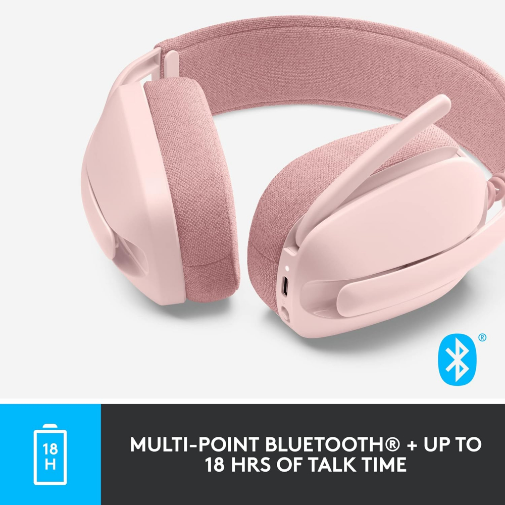 Logitech Zone Vibe 100 Lightweight Wireless Over-Ear Headphones