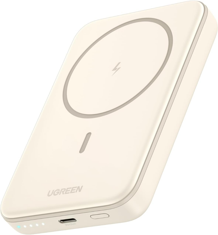 UGREEN Magnetic Power Bank, 10,000mAh Wireless Portable Charger, PD 20W Fast Charging Battery Pack with USB-C for Magsafe, iPhone 16/16 Pro/15/15 Plus/15 Pro/15 Pro Max, iPhone14/13/12 Series