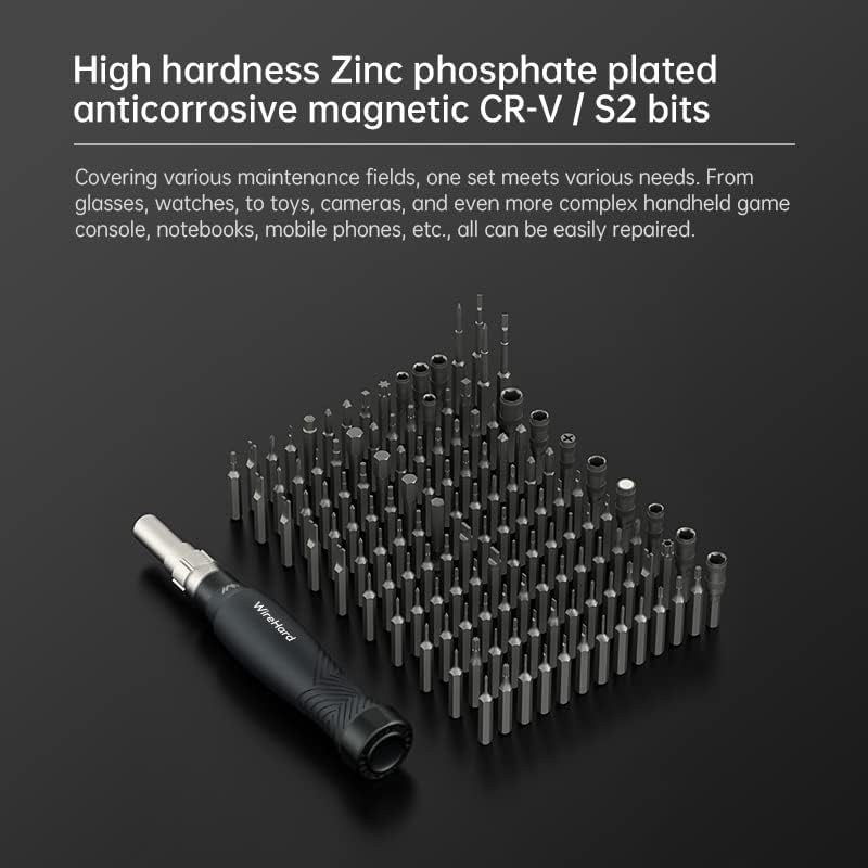 JM-8183 Precision Screwdriver Set, 145 in 1 Precise Magnetic Small Screwdriver Set for Repair Computer, PC, Cellphone, Game Console, Watch, Eyeglasses,Laptop, Xbox, PlayStation, Electronics, Toys