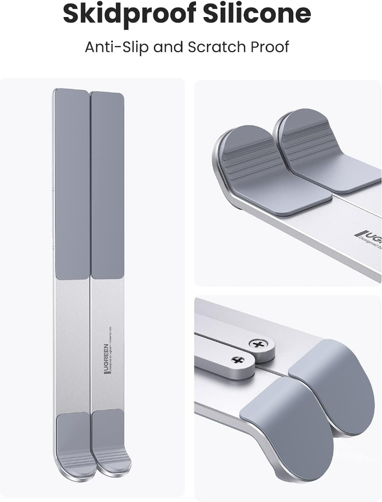 UGREEN Foldable Adjustable Laptop Stand  Portable Ergonomic Desk Holder