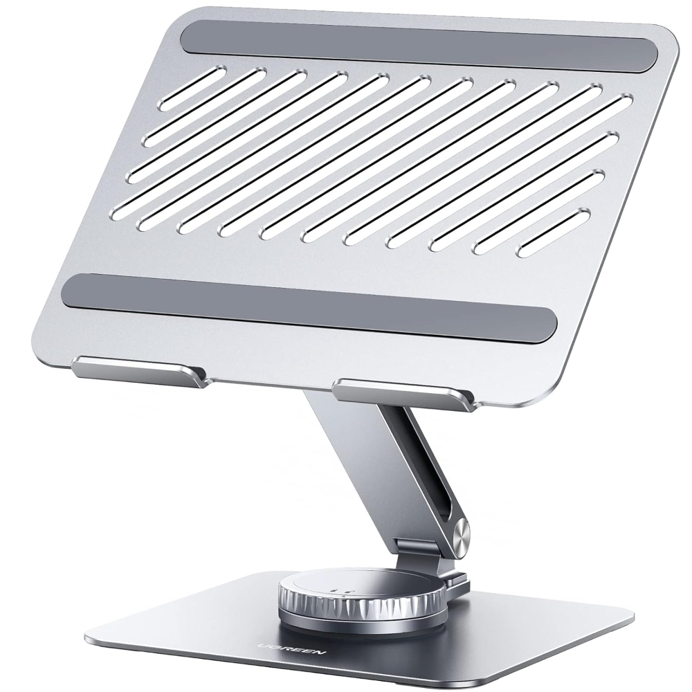 UGREEN Laptop Stand for Desk Adjustable 360 Rotating Base