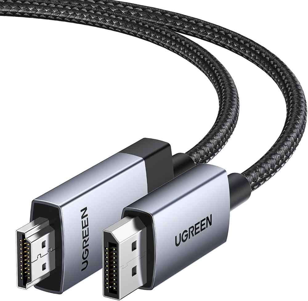 UGREEN DisplayPort Male to HDMI Male Cable 5m (Black)