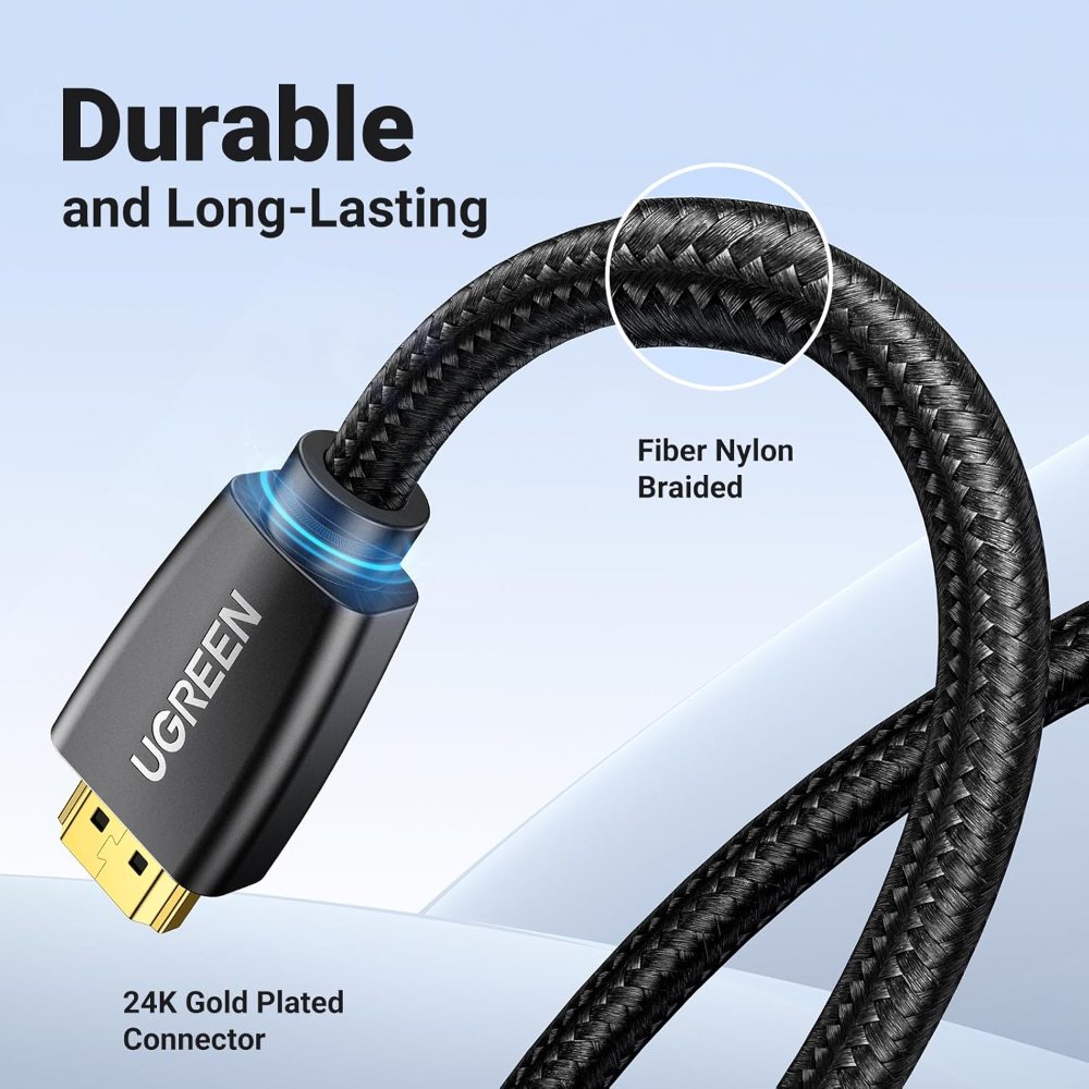 UGREEN HDMI 2.0 4K Male to Male Cable Black 1m