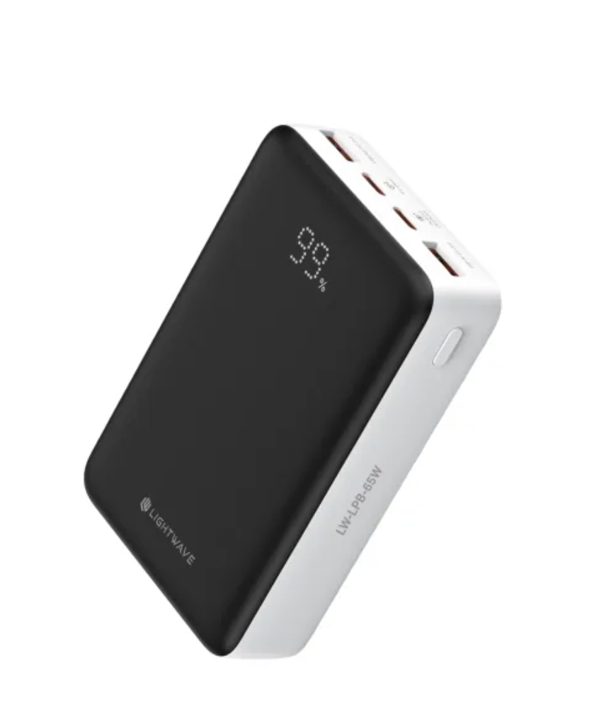 Lightwave 20000mAh Laptop Power Bank – Dual USB-C Fast Charging