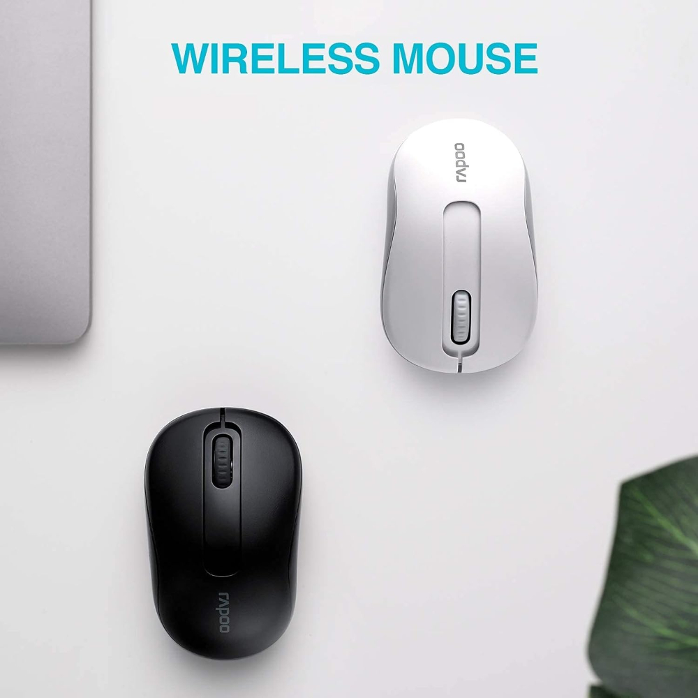 Rapoo Wireless Optical Keyboard Mouse Combo, Black