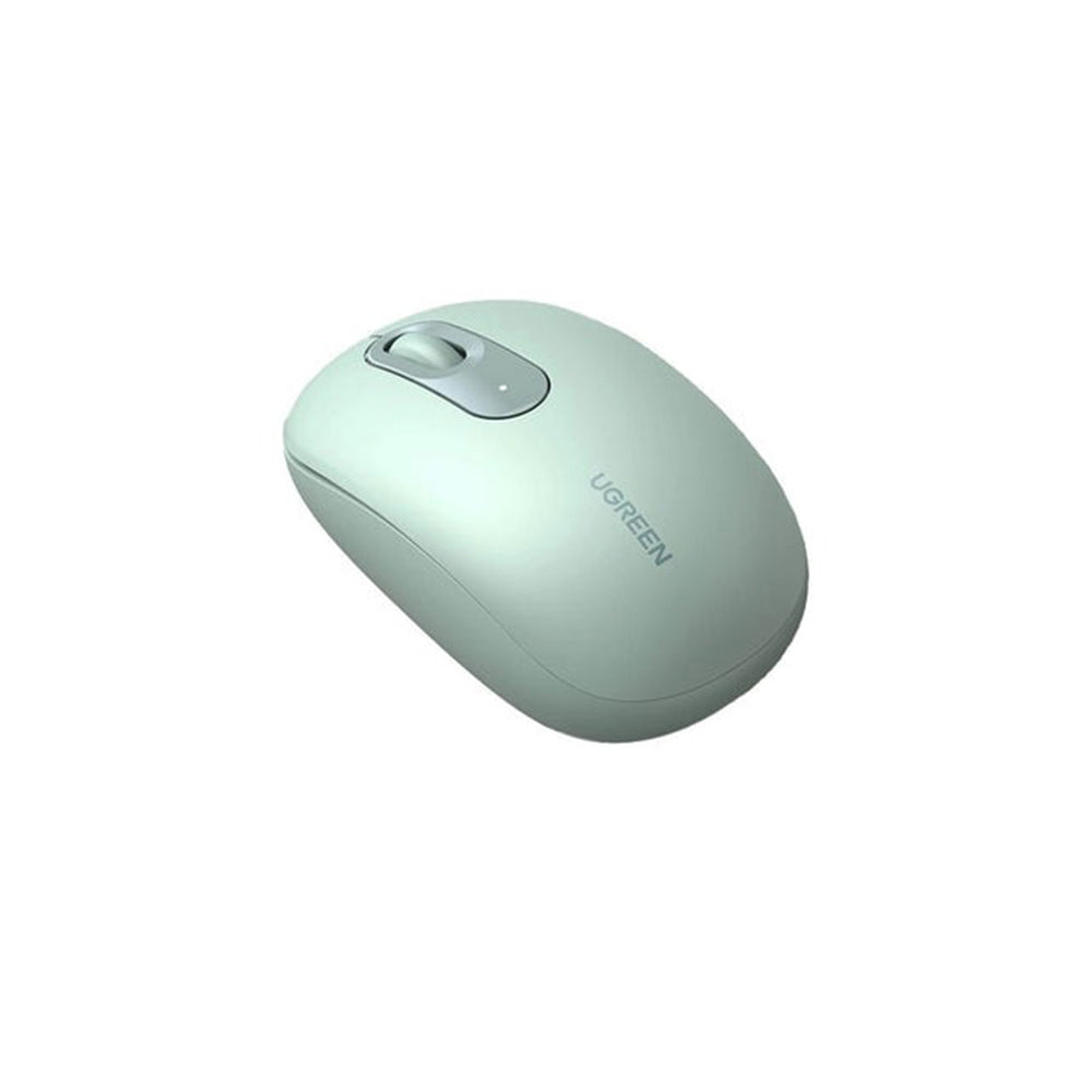 UGREEN 2.4G Wireless Mouse Silent Click Ergonomic Cordless (Celadon Green) | Long-Life Battery,Nano USB Receiver,Works with Laptop and PC,for Home and Office